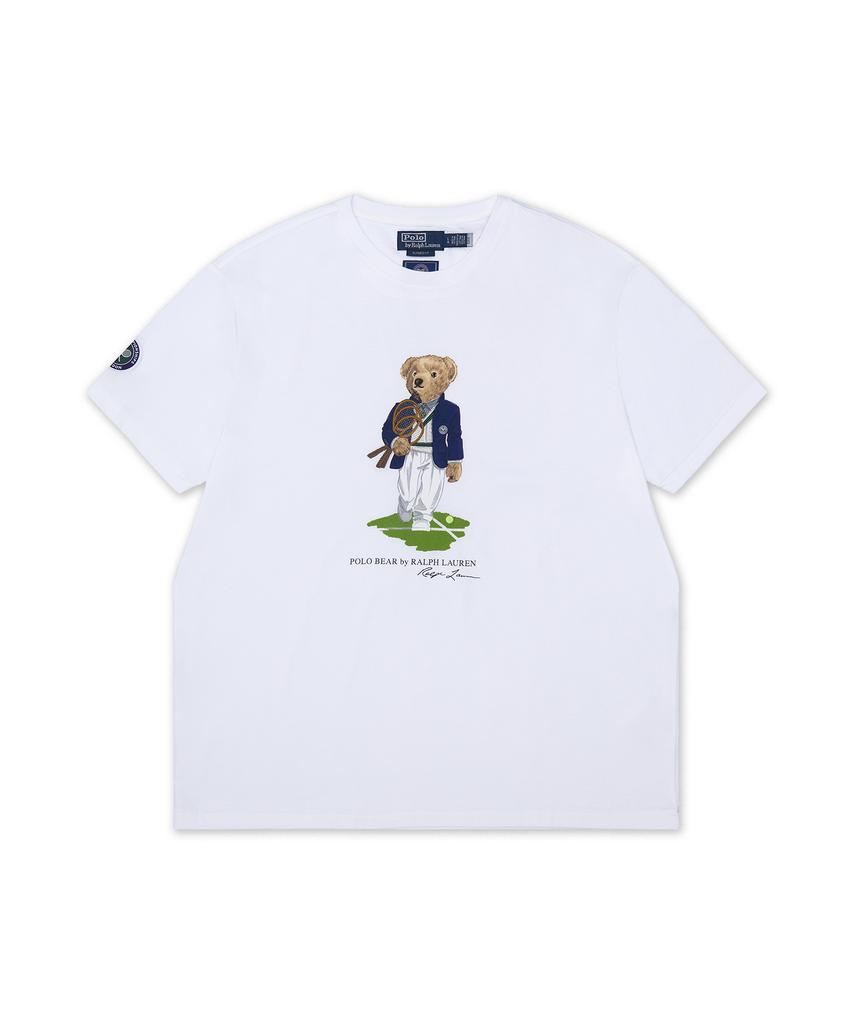 POLO RALPH LAUREN Wimbledon Classic Fit Polo Bear T-Shirt - White