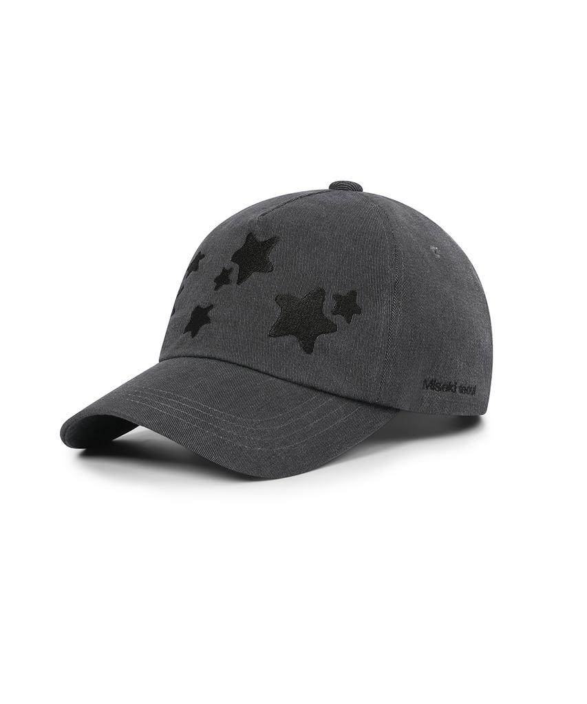 MISEKI SEOUL Midnight Stars Logo Ball Cap Charcoal