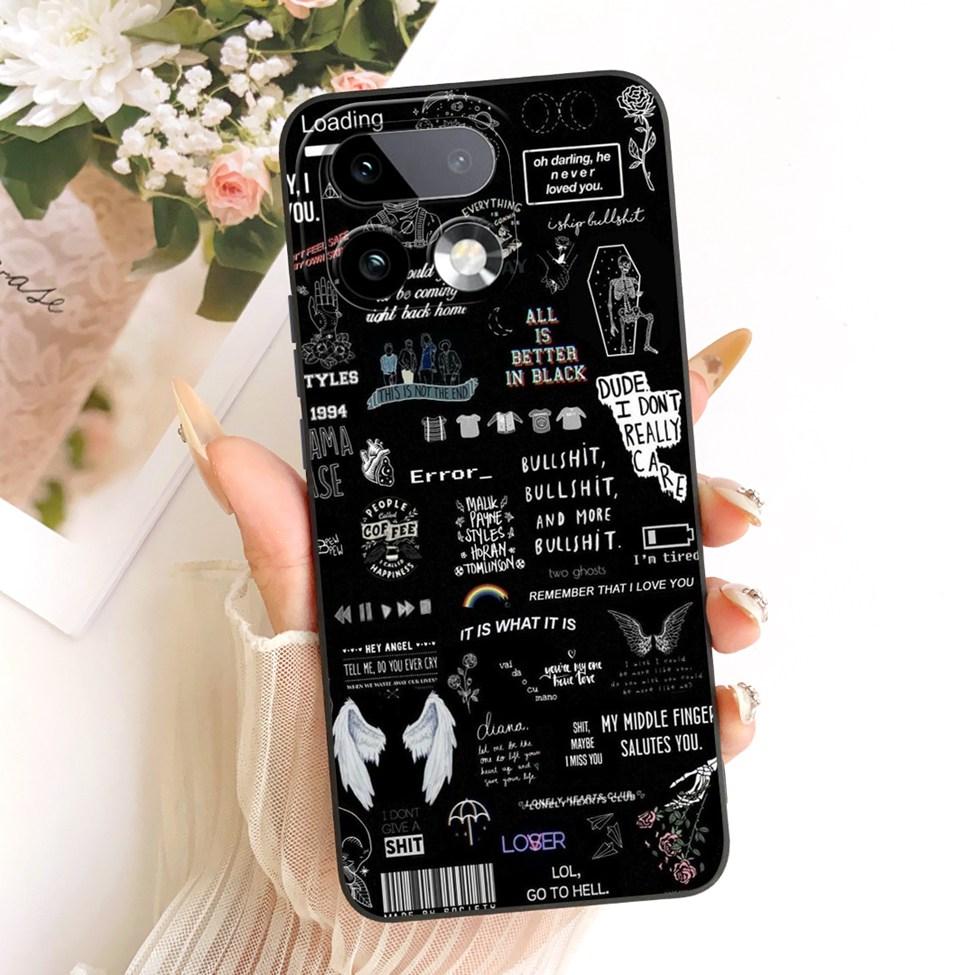 For Realme 16 Pro Plus Case Cover Cute Kawaii Luxury Fashion Flowers Painted Silicone Casing For Realme RMX5131