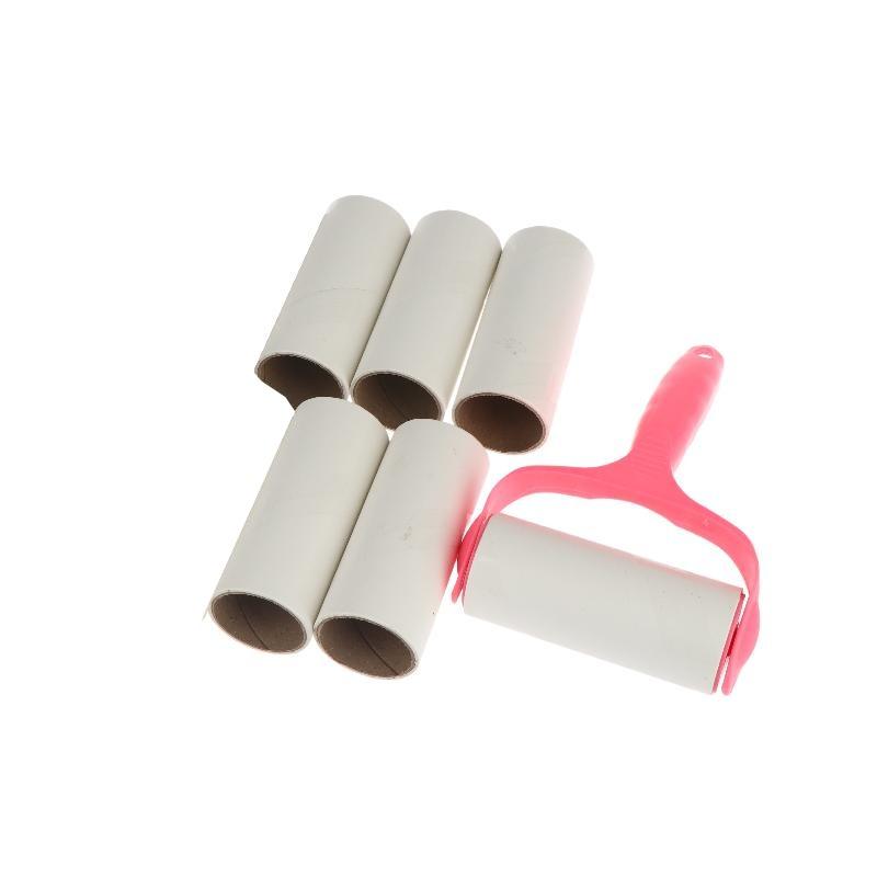 1 Set Sticky Pet Hair Remover With Refills Lint Remover Roller For Clothes Furniture Carpet Cleaning Handheld Tissue Roll Brush