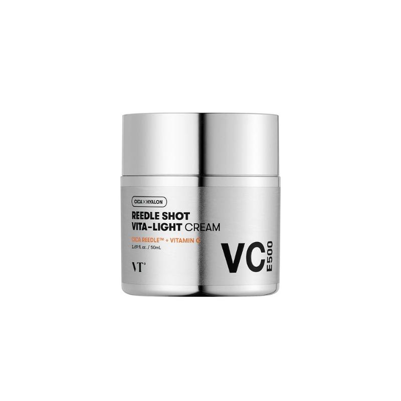 VT Cosmetics Reedle Shot Vita-Light Cream Vitamin E 50,000ppm Brightening Glow Moisturizer 50ml