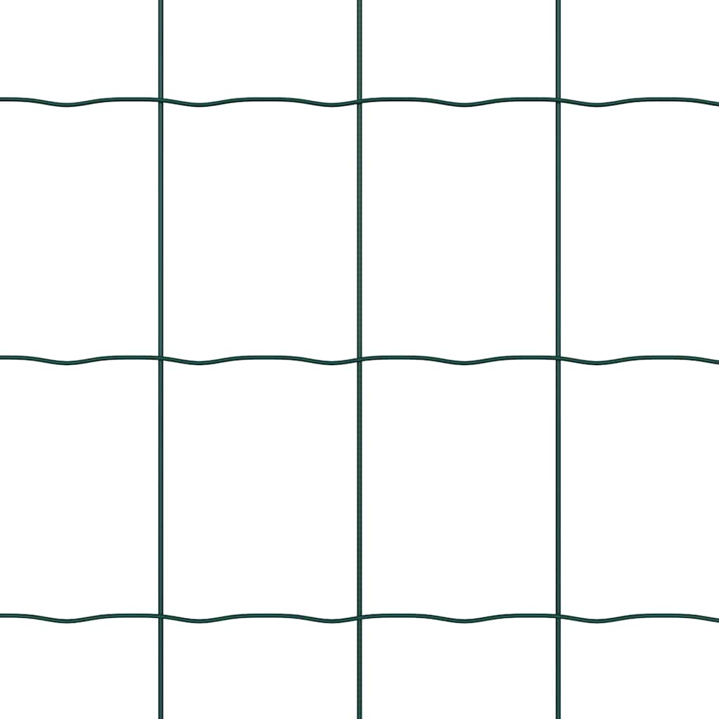 Euro Fence Green 1 X 10 M PVC Coated Iron