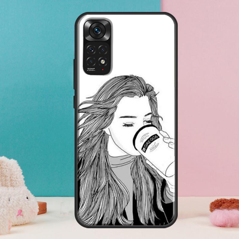 OK But First Coffee Case For Xiaomi Redmi Note 14 13 Pro 12 11 9 10 9S 10S 11S 12S Redmi 14C 13C 10C 12C Cover