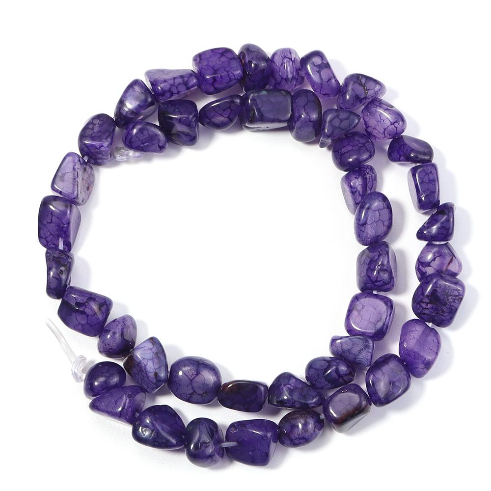 42-46pcs/lot 8-10mm Irregular Agate Beads Natural Stone Beads For Jewelry Making DIY Bracelet Necklace Loose Beads Accessories