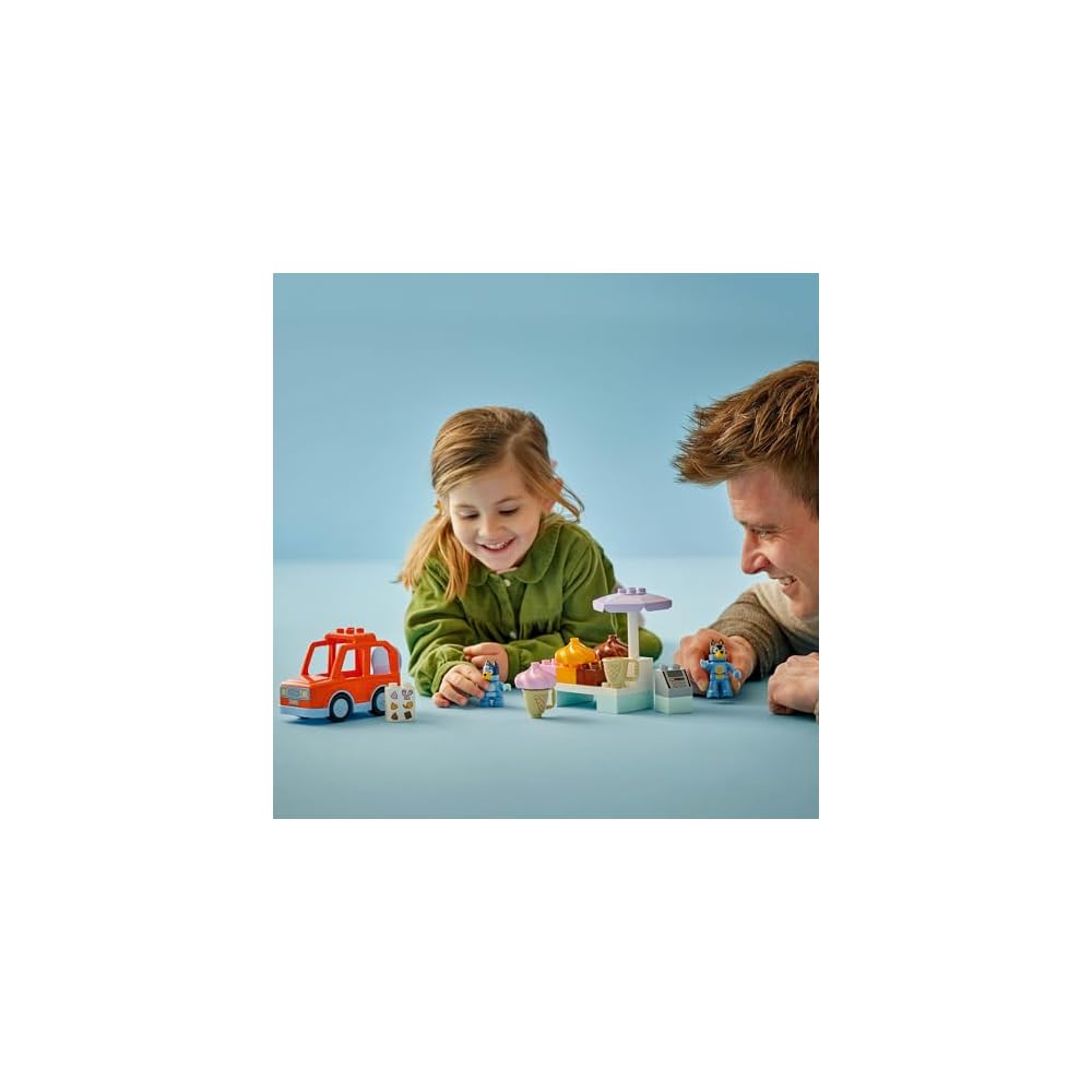 LEGO Bluey Ice Cream Adventure Toy Set Building Blocks Educational Gift for Kids Ages 1.5 to 4 Years