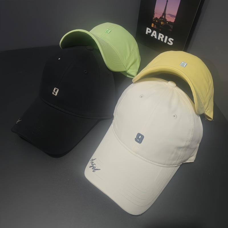 Versatile face small sunshade baseball cap women's sunscreen letter embroidered cap men's outdoor leisure hat