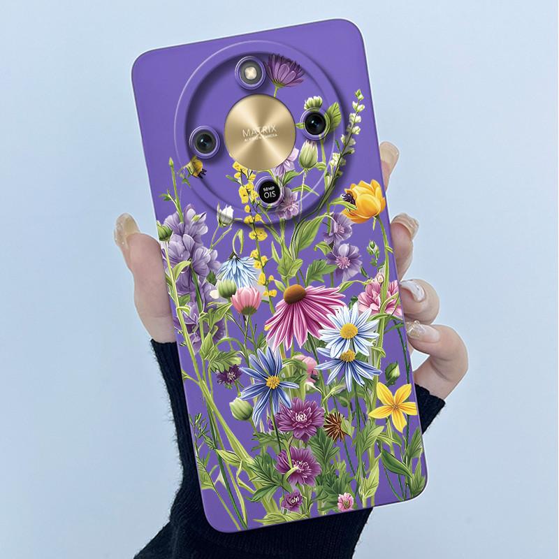 For Honor X9d 5G Case MTN-NX1 Fashion Simplicity Oil Painting Floral Silicone Soft Phone Casing New Design Shockproof Back Cover