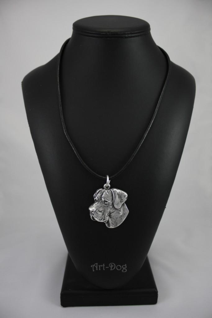 Great Dane II – Dog Necklace In Gift Box, Silver-plated Locket for Dog Fan | Art-Dog