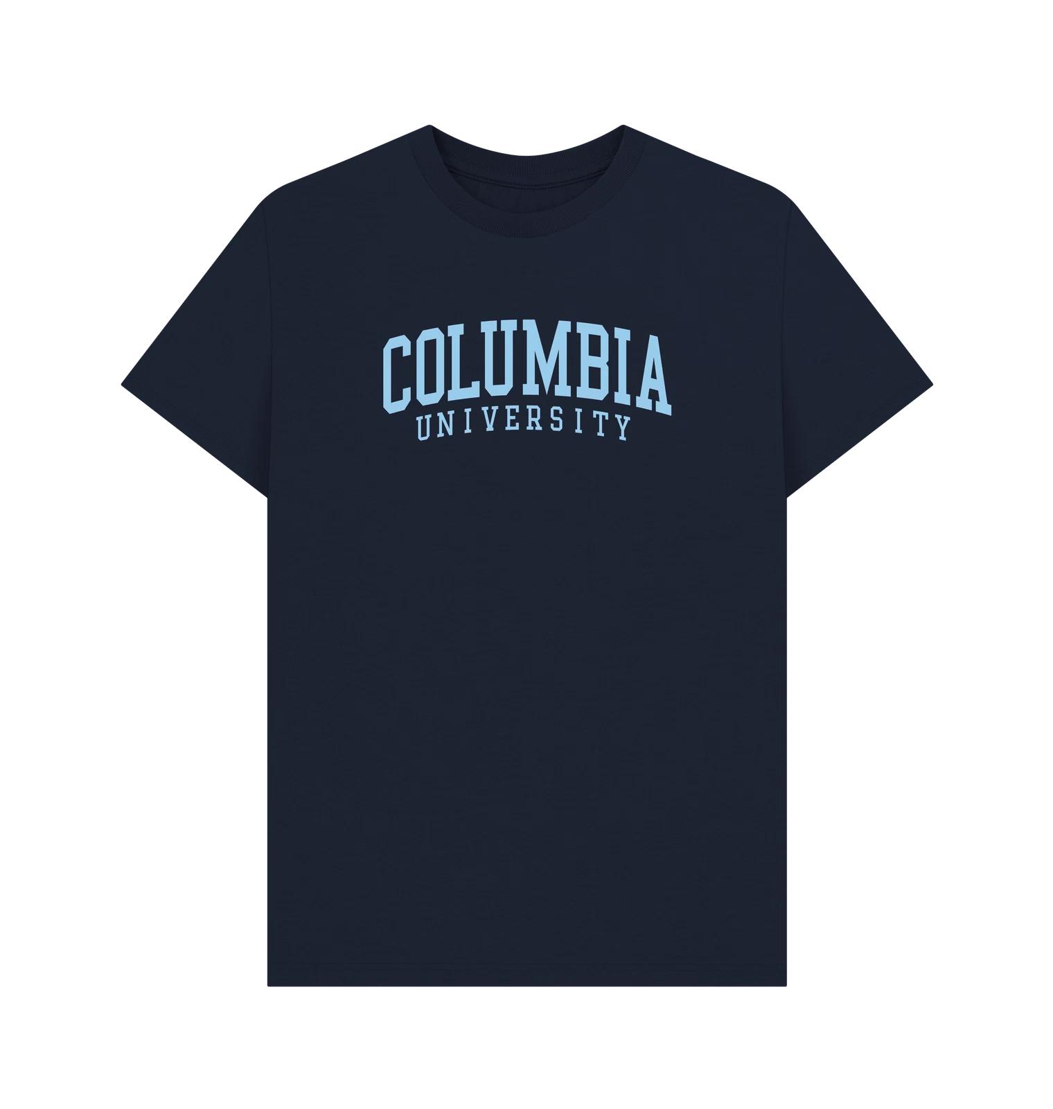 PREMIUM OFFICIAL Columbia University Columbia University Script Unisex Navy T... 3XL