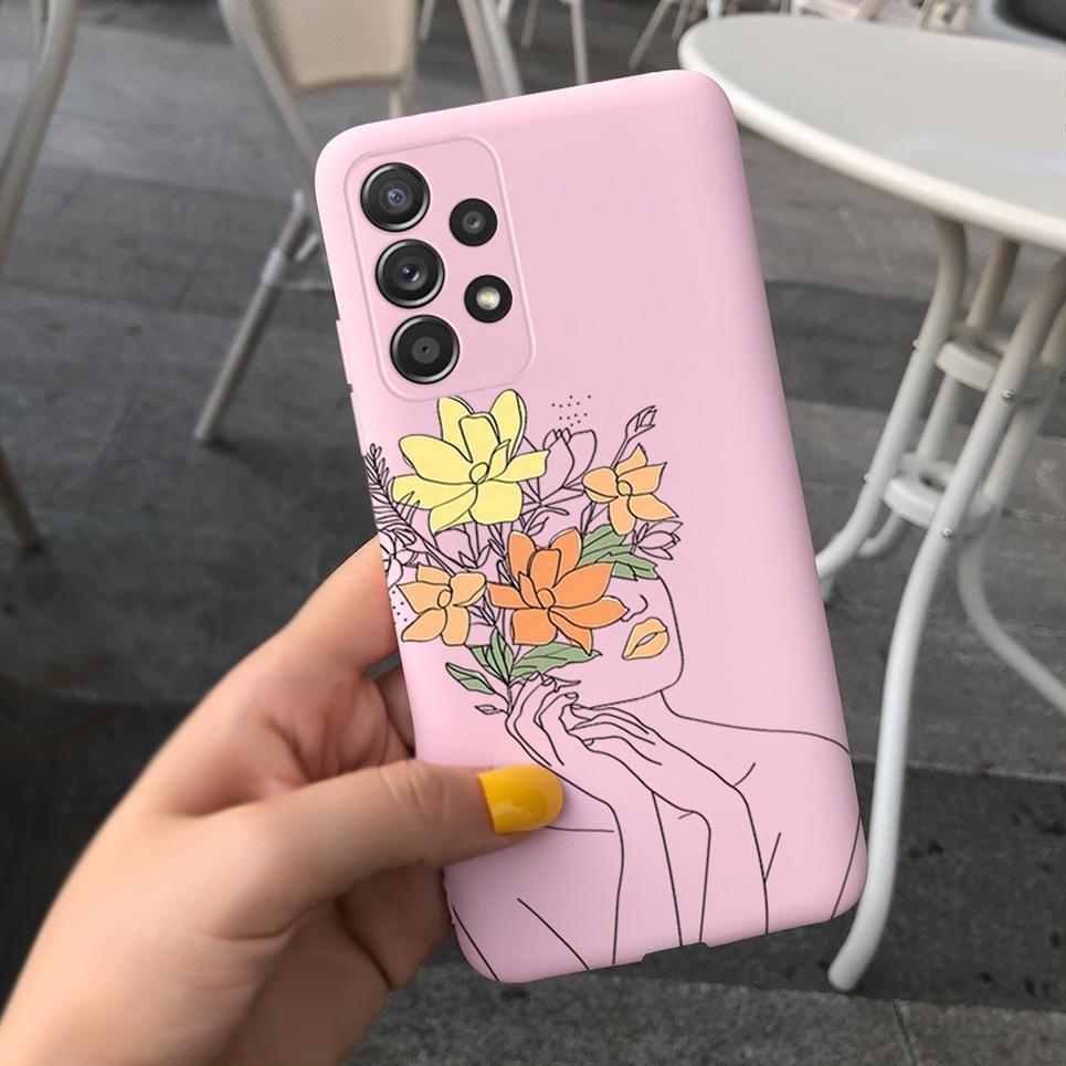 Flowers Case For  Women Girl Samsung Galaxy A23 M23 5G Case Shell Shockproof  Protection Bumper For Cover Samsung M23 A23 A 23