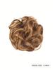 Synthetic Chignon Messy Bun Claw Clip In Hair Piece Wavy Curly Hair Bun Ponytail Extensions Scrunchie Hairpieces for Women