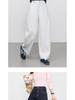 Women's Wide-Leg Scimitar Jeans - Slimming, Flaw-Covering, 3D Cut, Pocket Design, Denim Blue, Spring Style