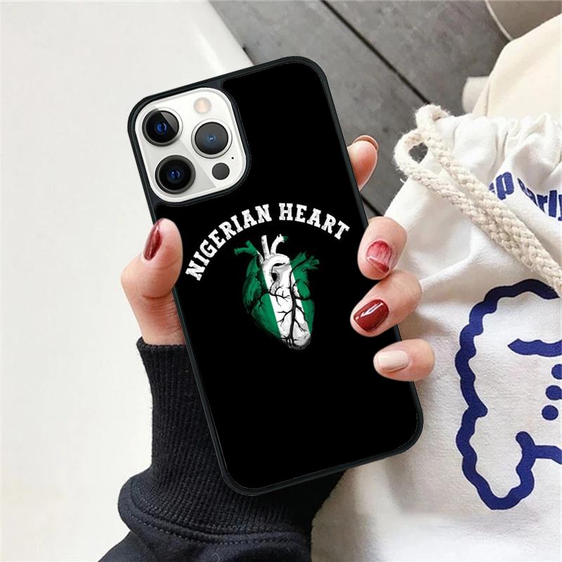 Nigerian flag Phone Case For iPhone 17 Air 15 16 Cover 11 13 14 Pro Max 12 Plus Max Fundas