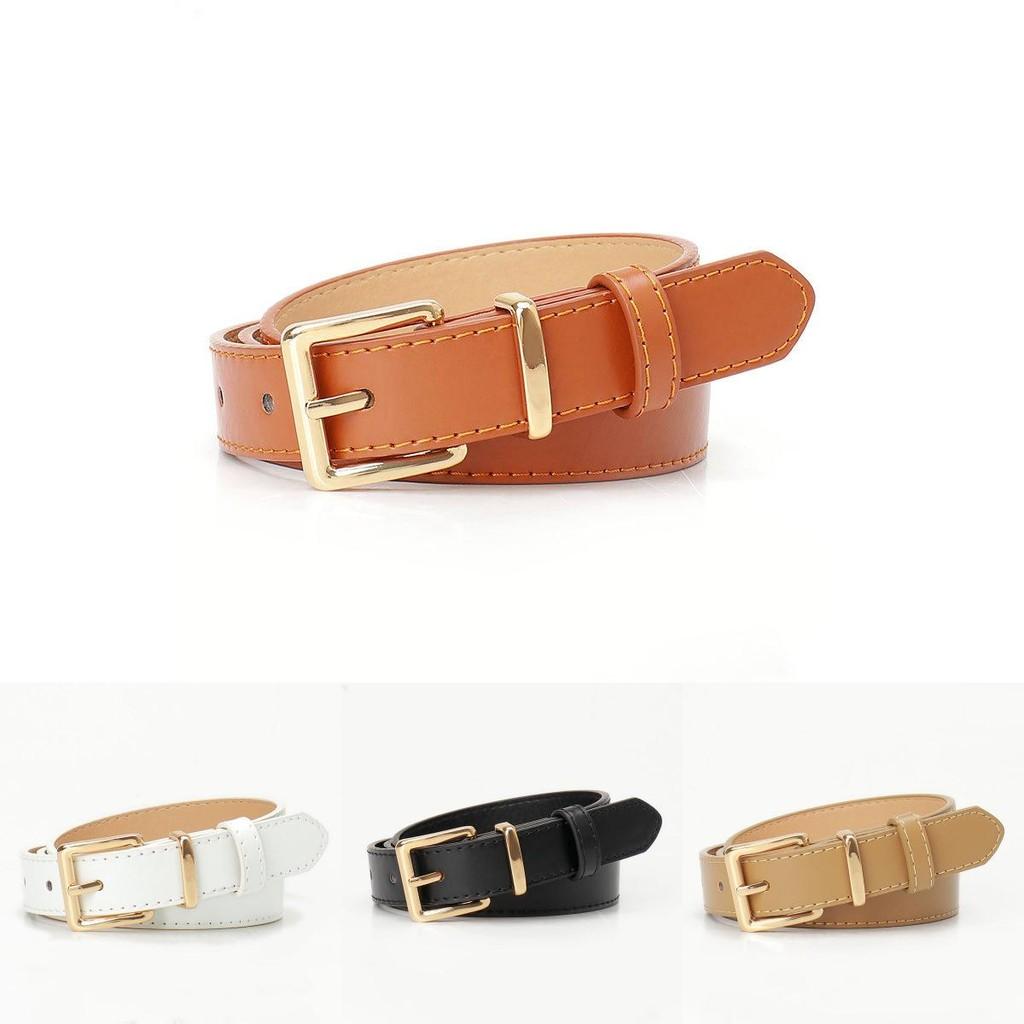 Elegant Faux Leather Womens Belt With Alloy Buckle For Daily Dress And Student Style