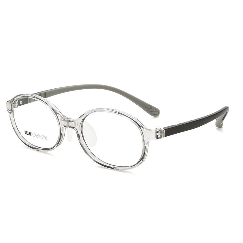 Ultra-light Silicone Nose Pads Kids' Glasses Frames with Myopia Option (Model 8802)