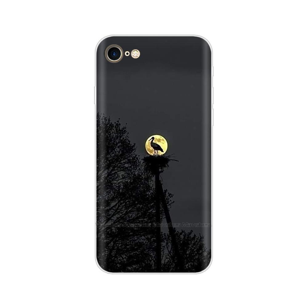 For iPhone SE 2020 Case Fashion Cartoon Soft TPU Back Cover For iPhone SE Clear Silicone Casing Protective Cases For iPhoneSE