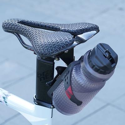 Fahrradsattel Flaschenhalter Erweiterungshalter Fahrrad-Wasserbecherhalter Sattelmontagegestell für Outdoor-Radfahren