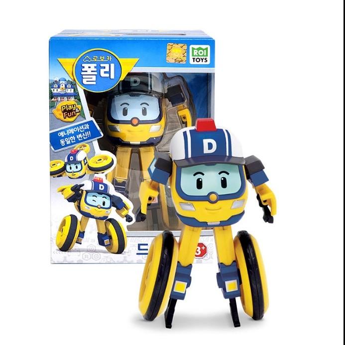 [Robocar Poli] Transformation Robot Deluxe Polly/Poacher/Mark/Helly/Bucky/Keaton/Droney/Sandy (4inch Size) Korean Toys