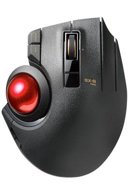 ELECOM Maus Trackball Daumen 8 Tasten Neigungsfunktion Schwarz Kabelgebunden/Kabellos/Bluetooth M-XPT1MRXBK