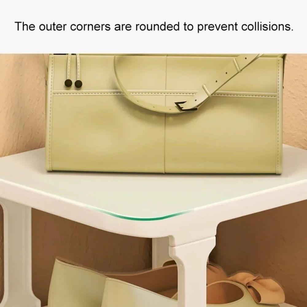 Removable Vertical Shoe Rack 2-8 Layers Layered Shoe Cabinets Shoes Storage Organizer  Narrow