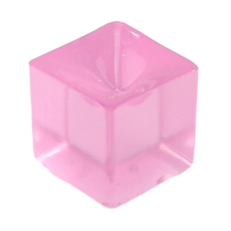 Crystal Unbreakable Ice Cube Figurine Maltose Novelty Gag Table Sensory Toy