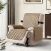 1pc Recliner Chair Cover Solid Color Non-slip Pet Cat Seat Slipcover Four Season Universal Lazy Boy Relax Armchair Cover Home