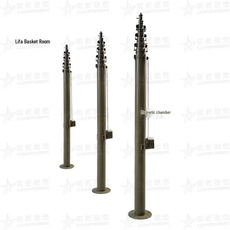 Lijianpokong Mobile Retractable Quick-Install Lightning Rod