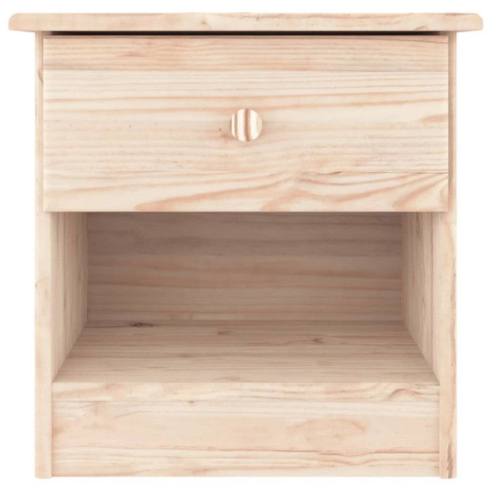 VidaXL Bedside Table ALTA 43x35x40.5 Cm Solid Pine Wood 353913