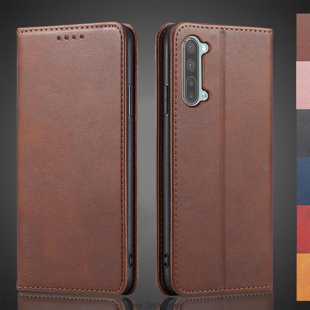 Magnetic Attraction Leather Case for OPPO Find X2 Lite Holster Flip Cover Case Wallet Phone Bags Fundas Coque
