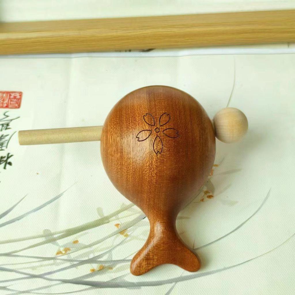 Ornement Dynamique Dieu de la Richesse en Bois Massif - Décoration Créative de Bureau ou de Voiture, Idéal comme Cadeau de Pendaison de Crémaillère, d'Ouverture ou de Décompression.