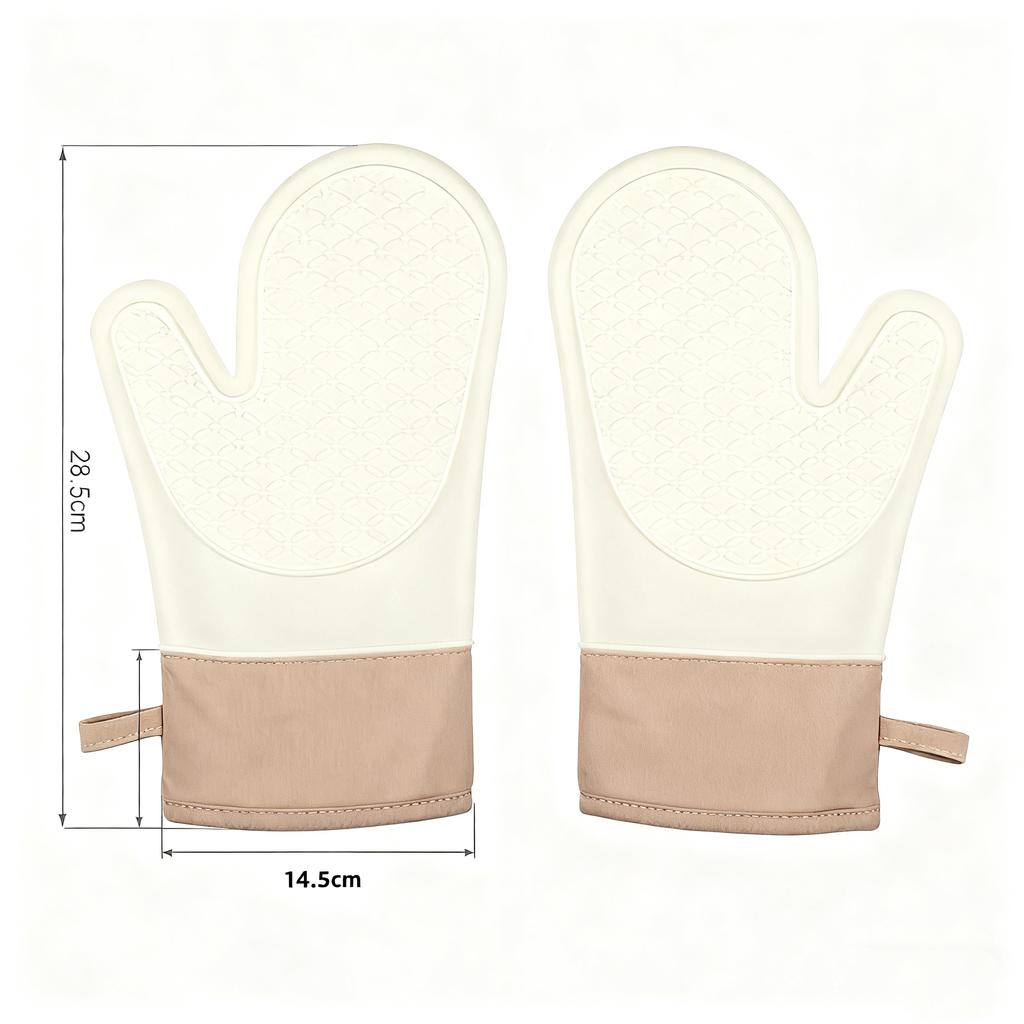 1PC Cute Silicone Kitchen Single Oven Glove Mitts Insulation Heat Resistant Microwave Glove Baking Tools