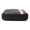 Bally Classic Red And White Striped Business Commuter Leather Shoulder Bag Men Shoulder Bag Black COSMY-TSP-00