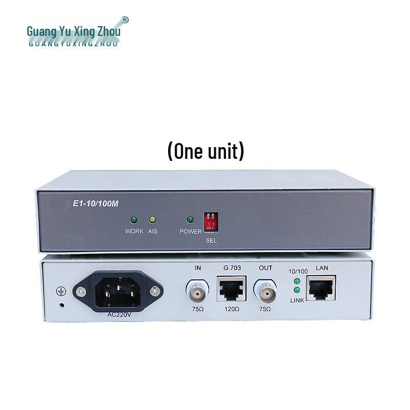 GY-E1-10/100M E1 to Ethernet Protocol Converter