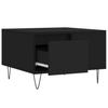 Coffee Table Black 55x55x36.5 cm Particleboard