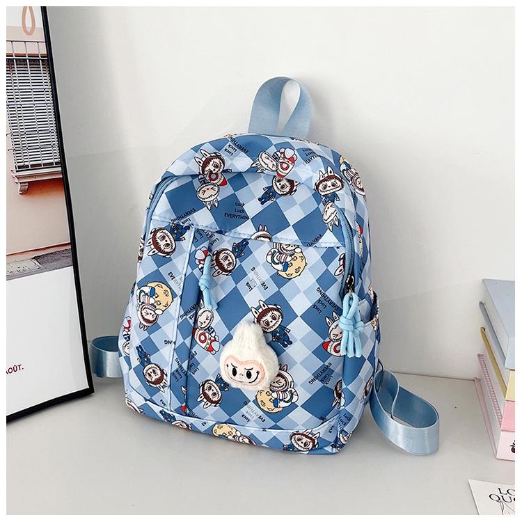 School bag children's 2024 new primary school backpack cartoon cute printing lightweight burden reduction backpack tide