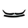 Front Bumper Splitter Lip Spoiler Diffuser Guard Cover Body Kits For Tesla Model S / Model S Plaid 2021 2022 2023 Gloss Black