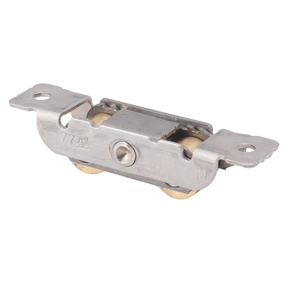 4PCS Heavy Duty Window Rollers Copper Ball Wheels Gliding Door Roller Assembly  Patio Doors