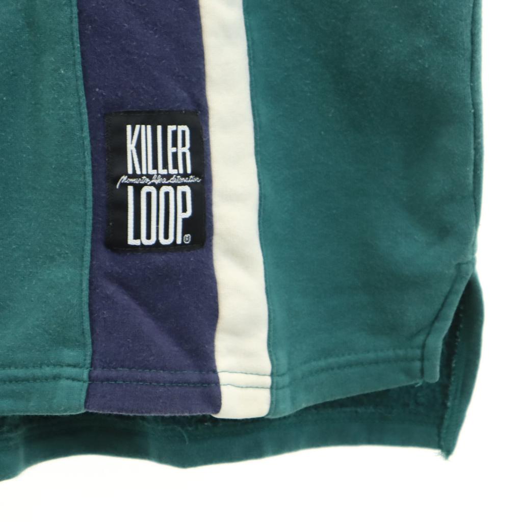 KILLER LOOP 90s 00s Old Long sleeve Half zip sweat M green Men's Used