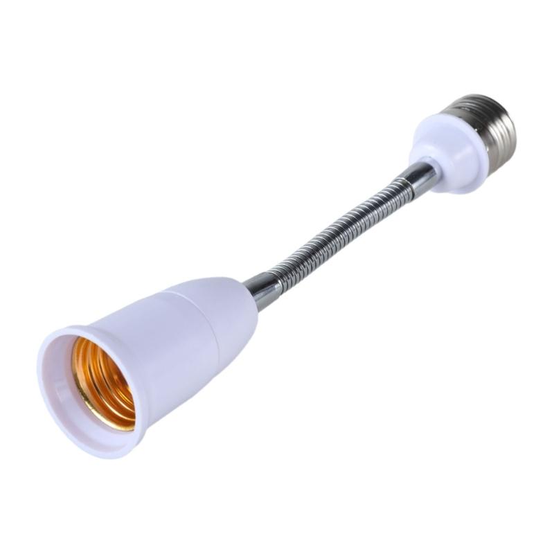 Adjustable E27 To E27 Light Bulb Socket Extension, Flexible Goosenecks Lamp Adapter, Home Lighting
