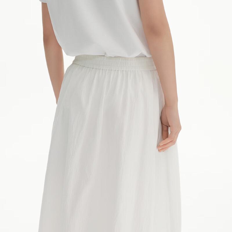 New Chinese Style Pleated Mid-Length Skirt