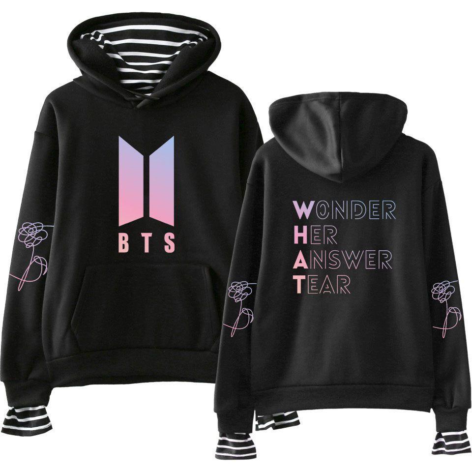Kpop Love Yourself Bts Bangtan Boys Sweatshirt Hoodie Pocket Sweater Unisex