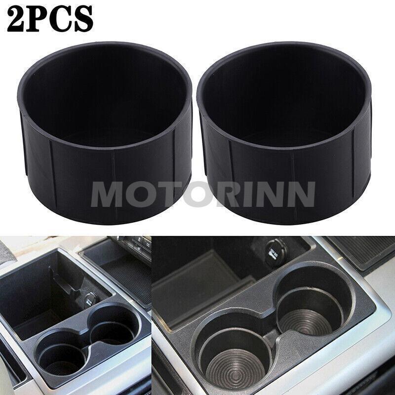 2PC for 2009-2016 Dodge Ram 1500 & 10~16 Ram 2500 3500 Rubber Cup Holder Insert