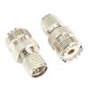 4/6pcs UHF Female to UHF Male Adapter Straight F/M Antenna Coaxial Connector