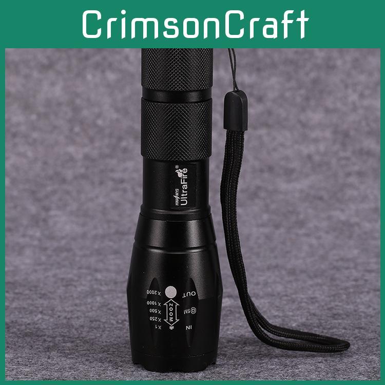 Taclight Tactical Highpowered Flashlight 40x Brighter Led Suitable Outdoor Use