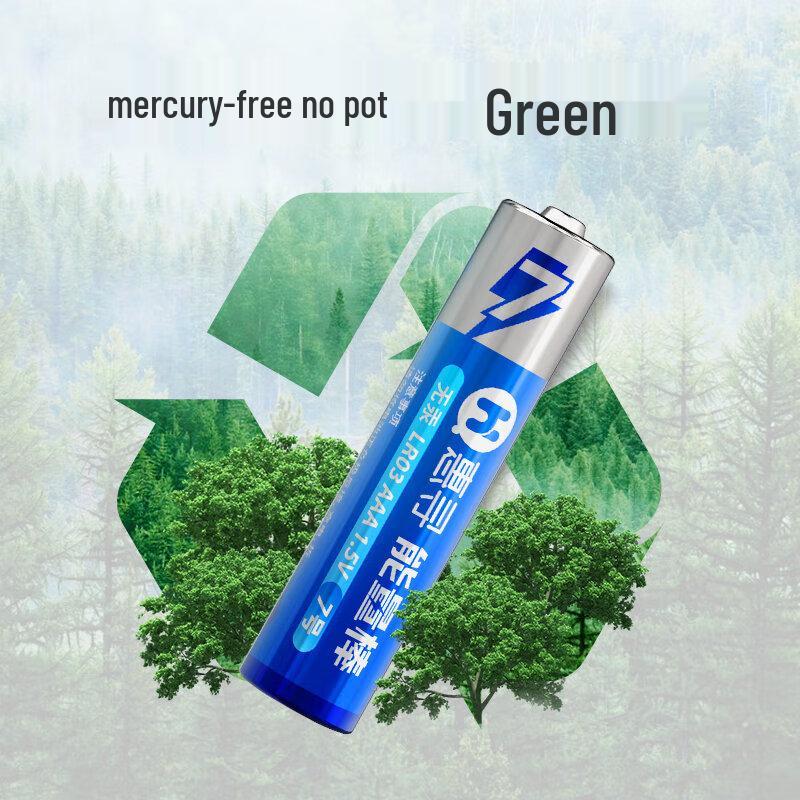 Huixun JD AAA Alkaline Batteries (2-Pack) CN Plug (adapter Included)