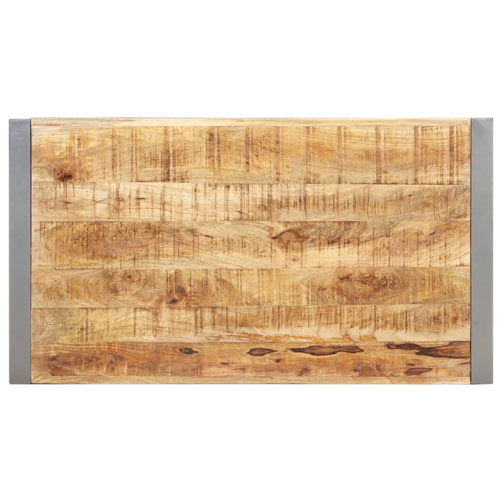 Coffee Table 110 X 60 X 40 Cm Rough Mango Wood