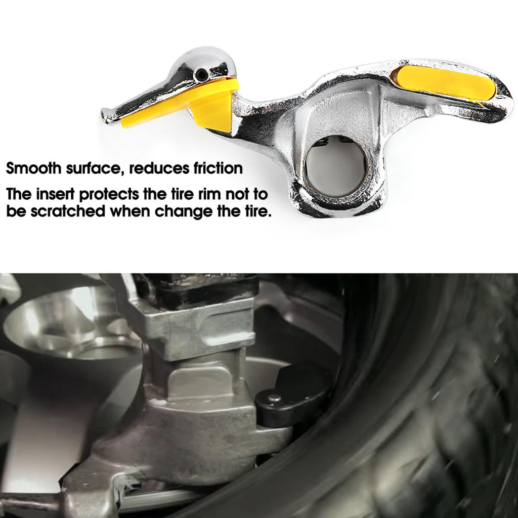 Stainless Steel Car Tire Changer Mount Demount Head Accessories with Protective Pads