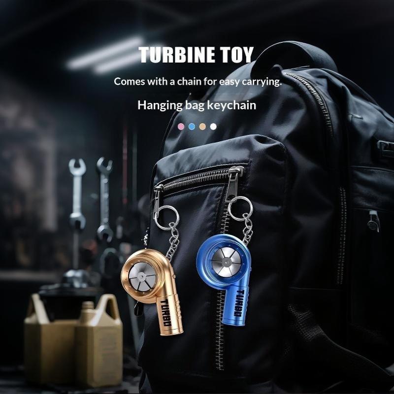Llavero con Sonido de Mini Turbo Linterna LED Portátil Colgante Ligero de Plástico para Llavero de Coche Actividad Nocturna al Aire Libre