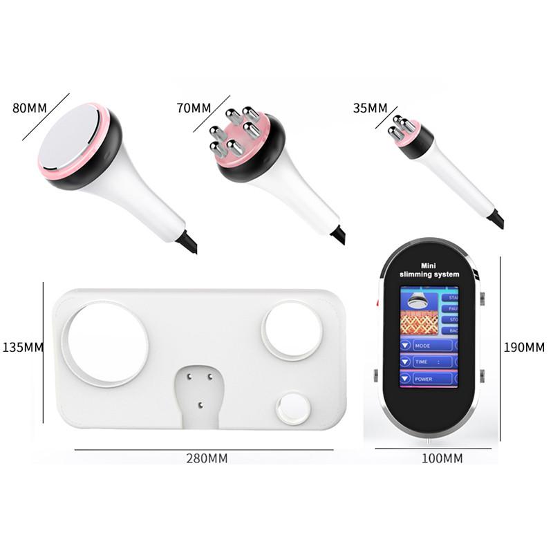 3-IN-1 Multipolar RF Vacuum Cavitation Laser Machine Ultrasonic Slimming Skin Lifting Machine Body Shaping Massage Equipment