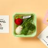 Fair Trade Gemüse Schlüsselanhänger (Wählen Sie 1) + Grußkarte + Kontrollkästchen
